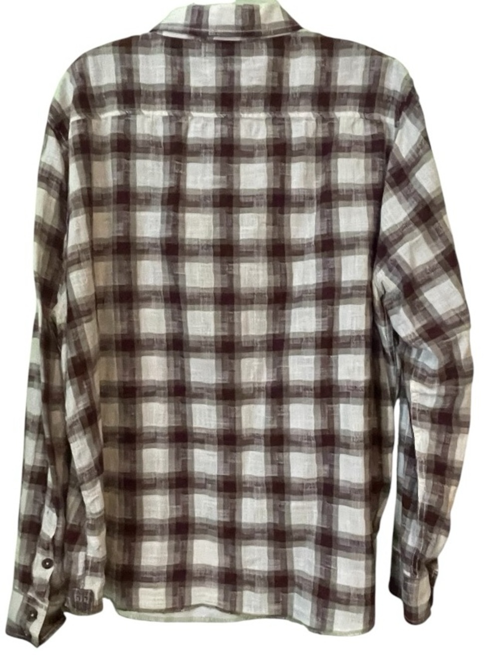 Ecoths Heywood 100% Organic Cotton flannel button down shirt. Size XXL GUC - Picture 4 of 10